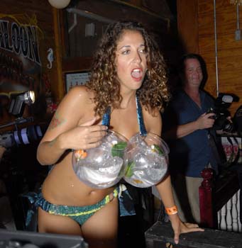 Hogs Breaths Home Made Bikini Contest 2008 photo - Duval Street, Key West